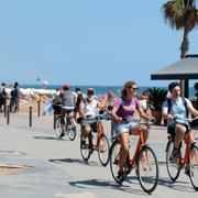 Turister i Barcelona, fyra dagar efter attacken.