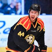 Jacob Blomqvist i januari 2020, innan han lämnade Brynäs för Timrå.