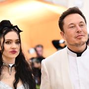 Grimes och Elon Musk.