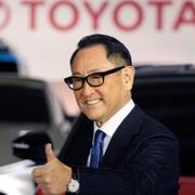 Toyota Motors ordförande Akio Toyoda.