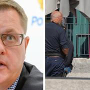 Åklagare Angervåg, poliser under insatsen i Hageby.
