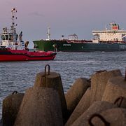 Norsk oljetanker i Litauen.