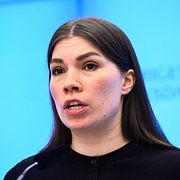 Miljöpartiets gruppledare i riksdagen, Annika Hirvonen.