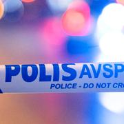 Polisavspärrning. 