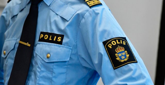 Polis i uniform. Janerik Henriksson/TT