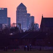Londons finansdistrikt.