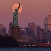 Frihetsgudinnan i New York. Arkivbild.