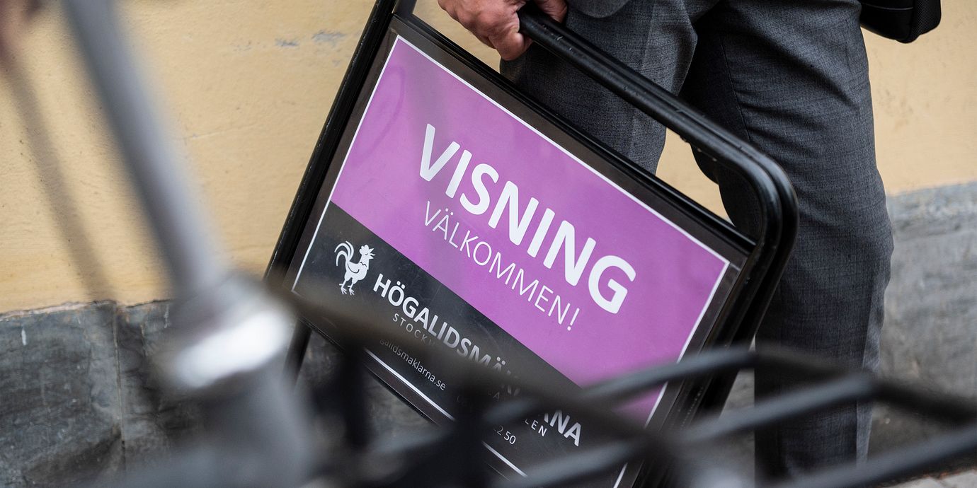 Bostadsvisning på Kungsholmen i Stockholm. Arkivbild.