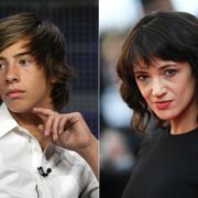 Jimmy Bennett 2010. Asia Argento 2018.