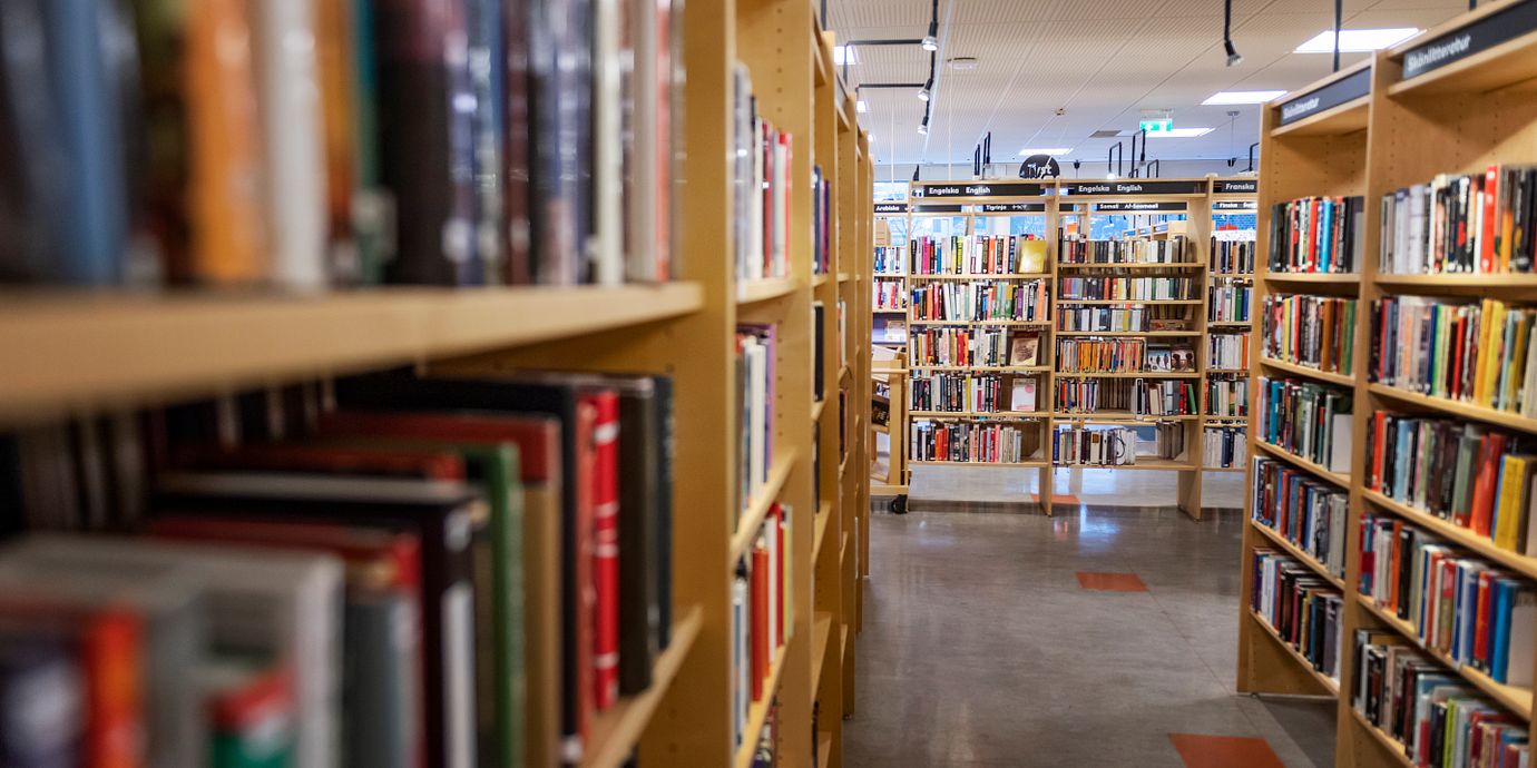 Arkivbild från ett bibliotek.