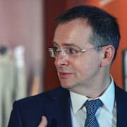 Vladimir Putin och Vladimir Medinskij.