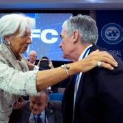 ECB-chefen Christine Lagarde och Fed-chefen Jerome Powell