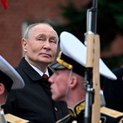 Vladimir Putin under segerdagen den 9 maj 2026.