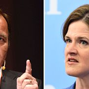 Stefan Löfven och Anna Kinberg Batra.