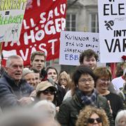 Socialdemokraternas 1 maj-tåg i Stockholm i fjol.