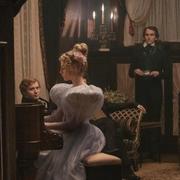 Lucy Boynton, Fred Hechinger, Harry Melling as Edgar Allen Poe, Harry Lawtey, Toby Jones, Gillian Anderson.