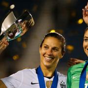 Carli Lloyd och Hope Solo