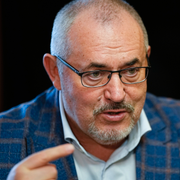 Boris Nadezjdin/köande anhängare.