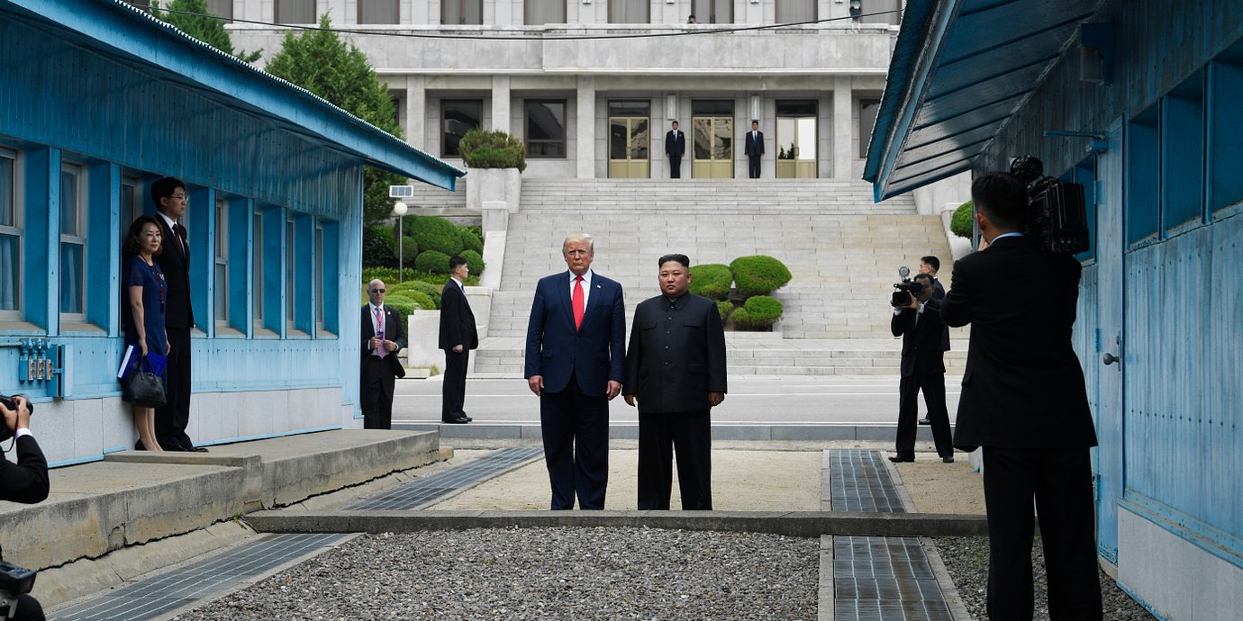 Donald Trump och Kim Jong-Un, 2019.