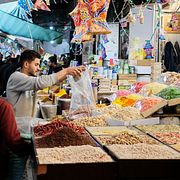 Marknaden Zawiya i Gaza stad, 19 februari.