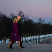 Joe och Jill Biden på plats i Washington.