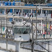 La Modelo-fängelset i Bogotá, där 24 intagna dog 2020.