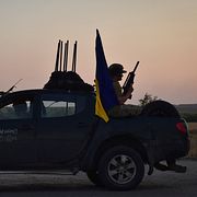 Illustrationsbild, ukrainsk soldat.