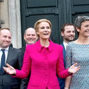 Statsminister Helle Thorning presenterar sin nya regering.