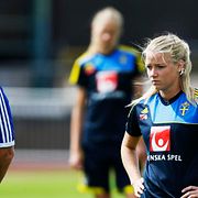 Pia Sundhage och Jenny Hjohlman.