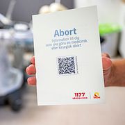 Informationsbroschyr om abort.